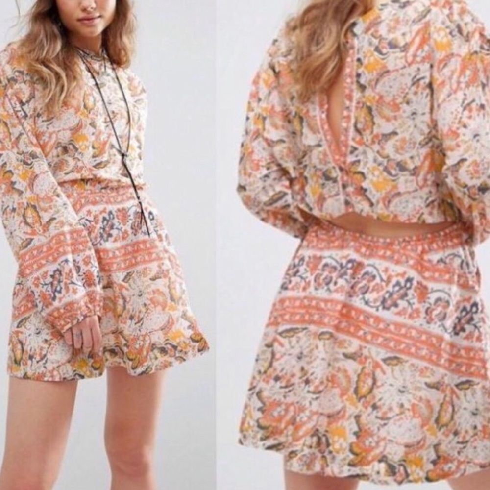 NWOT Free People Boho Long Sleeve Dress Sizes M, L